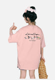 DAXUEN Oversized Back-Print Dog Graphic Tee