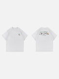 DAXUEN Oversized Back-Print Dog Graphic Tee