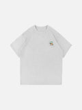 Oversized Back-Print Dog Graphic Tee