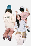 DAXUEN Oversized Back-Print Dog Graphic Tee