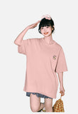 DAXUEN Oversized Back-Print Dog Graphic Tee