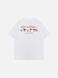 Oversized Back-Print Dog Graphic Tee