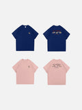 DAXUEN Oversized Back-Print Dog Graphic Tee