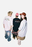 DAXUEN Oversized Back-Print Dog Graphic Tee