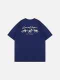 Oversized Back-Print Dog Graphic Tee