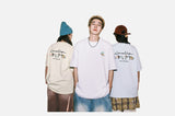 DAXUEN Oversized Back-Print Dog Graphic Tee