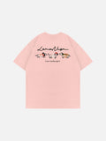 Oversized Back-Print Dog Graphic Tee
