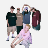 DAXUEN Oversized Geometric Logo Tee