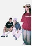 DAXUEN Oversized Geometric Logo Tee