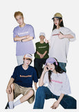 DAXUEN Oversized Geometric Logo Tee