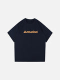 Oversized Geometric Logo Tee