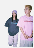 DAXUEN Oversized Geometric Logo Tee
