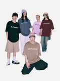 DAXUEN Oversized Geometric Logo Tee