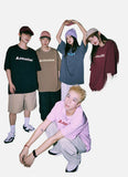 DAXUEN Oversized Geometric Logo Tee