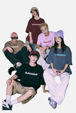 DAXUEN Oversized Geometric Logo Tee