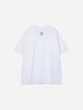 DAXUEN Leopard graphic oversized t-shirt