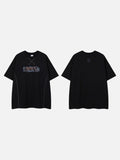 DAXUEN Leopard graphic oversized t-shirt