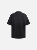 DAXUEN Leopard print graphic oversized T-shirt