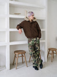 Camouflage Pattern Panel Cargo Pant