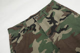DAXUEN camouflage cargo pants with leopard print panel