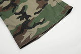 Camouflage Pattern Panel Cargo Pants