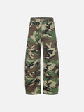 Camouflage Pattern Panel Cargo Pant