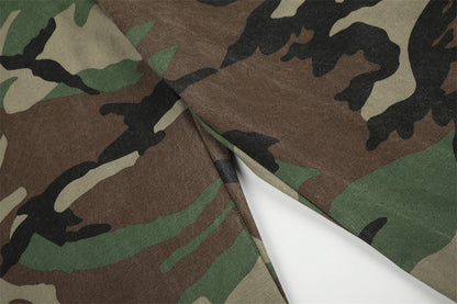 Camouflage Pattern Panel Cargo Pant