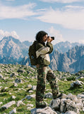 Camouflage Pattern Panel Cargo Pants