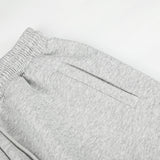 DAXUEN heather grey leopard star wide-leg sweatpants