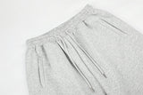 DAXUEN heather grey leopard star wide-leg sweatpants