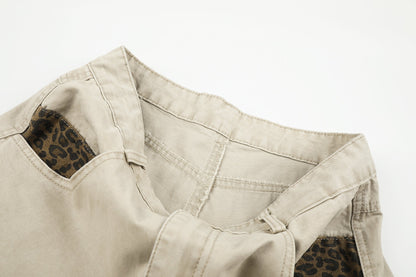 Leopard Print Wide-Leg Balloon Pants
