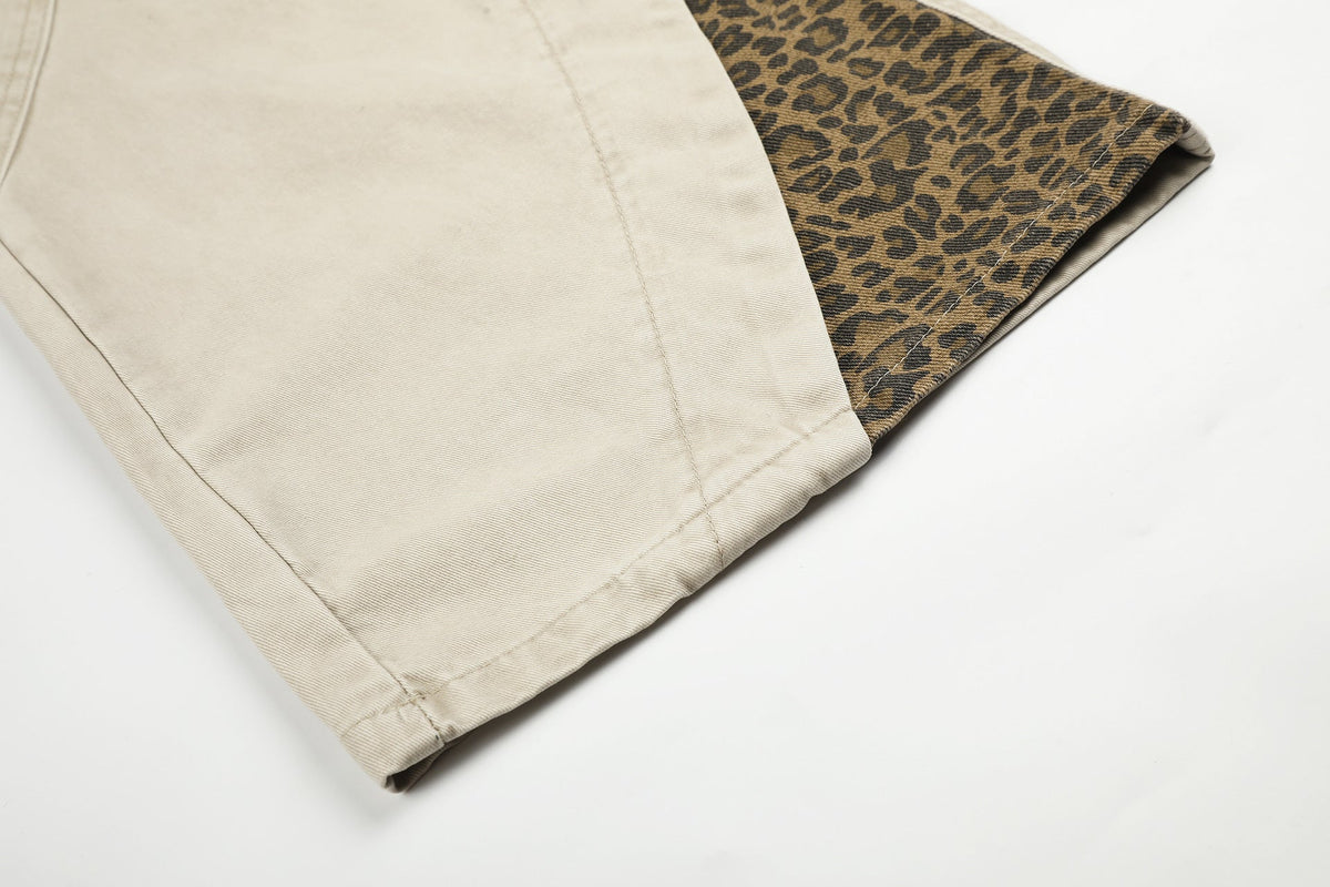 Leopard Print Wide-Leg Balloon Pants