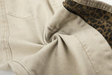 Leopard Print Wide-Leg Balloon Pants