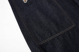 Leopard Star Patch Wide-Leg Jean