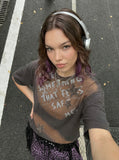 DAXUEN Relaxed fit leopard star print t-shirt — model photo