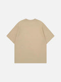 DAXUEN Relaxed fit leopard star print t-shirt