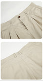DAXUEN light beige wide-leg cargo pants