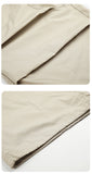 DAXUEN light beige wide-leg cargo pants