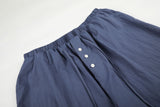DAXUEN light blue balloon pants with button placket