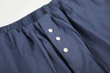 DAXUEN light blue balloon pants with button placket