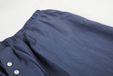 DAXUEN light blue balloon pants with button placket