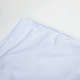 DAXUEN light blue pinstripe wide-leg pants
