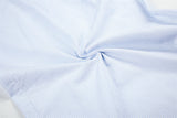 DAXUEN light blue pinstripe wide-leg pants