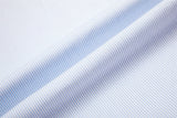 DAXUEN light blue pinstripe wide-leg pants