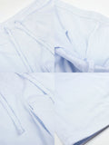 DAXUEN light blue striped wide-leg pants