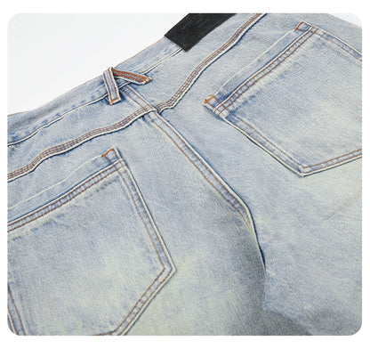 Light Blue Vintage Wide-Leg Jeans