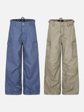 DAXUEN light blue wide-leg cargo pants