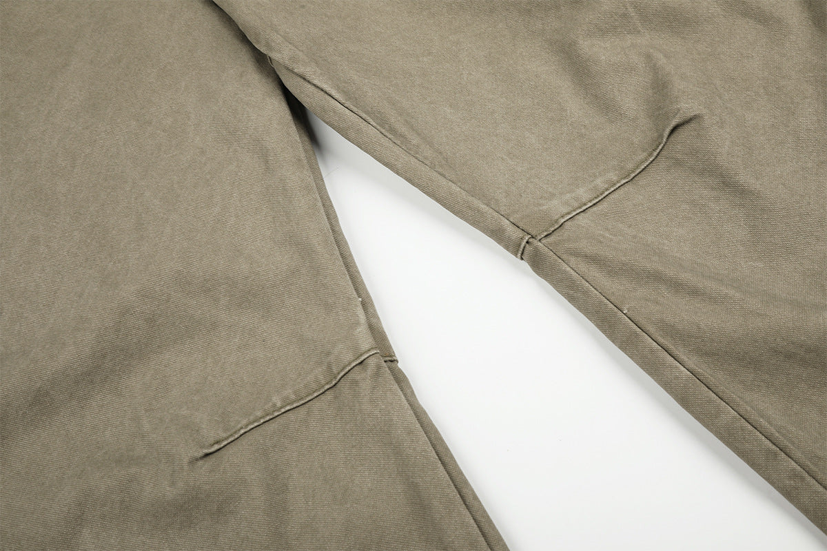 DAXUEN light blue wide-leg cargo pants