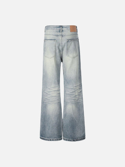 DAXUEN Light blue wide-leg denim jeans