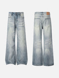 DAXUEN Light blue wide-leg denim jeans